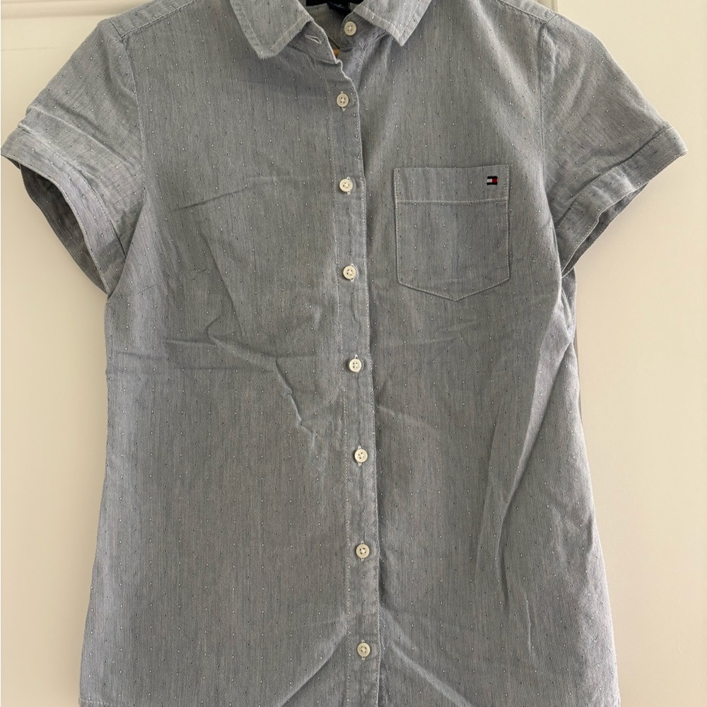 Tommy Hilfiger Light Blue Button-Up Shirt